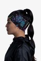 BUFF Fahrradstirnband - COOLNET UV+® WIDE - Rosa/Schwarz/Gelb/Blau
