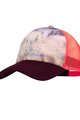 BUFF Fahrradmütze - TRUCKER DERAMA - bordeaux/Orange