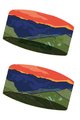 BUFF Fahrradstirnband - COOLNET UV® PANORÁMA - Blau/Grün/Rot