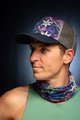 BUFF Fahrrad-Nackenwärmer - ECOSTRETCH FLOWERS - Blau/Rosa/Lila