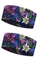 BUFF Fahrradstirnband - COOLNET UV FLOWERS - Lila/Blau/Rosa