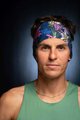 BUFF Fahrradstirnband - COOLNET UV FLOWERS - Lila/Blau/Rosa
