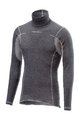 CASTELLI Langarm Fahrrad-Shirt - FLANDERS WARM NECK - Grau