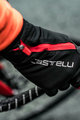 CASTELLI Langfinger-Fahrradhandschuhe - SPETTACOLO ROS - Schwarz