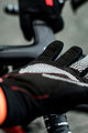 CASTELLI Langfinger-Fahrradhandschuhe - SPETTACOLO ROS - Schwarz