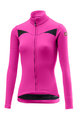 CASTELLI Langarm Fahrradtrikot für den Winter - SINERGIA LADY WINTER - Rosa