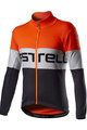 CASTELLI Fahrrad-Thermojacke - PROLOGO WINTER - Orange/Grau