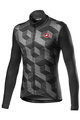 CASTELLI Langarm Fahrradtrikot für den Winter - CUBI LONG - Schwarz/Grau