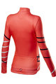 CASTELLI Langarm Fahrradtrikot für den Winter - DIAGONAL LADY WINTER - Rosa