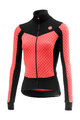 CASTELLI Langarm Fahrradtrikot für den Winter - SFIDA LADY WINTER - Schwarz/Rosa