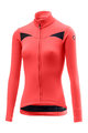 CASTELLI Langarm Fahrradtrikot für den Winter - SINERGIA LADY WINTER - Rosa