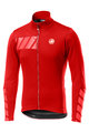 CASTELLI Fahrrad-Thermojacke - RADDOPPIA 2 - Rot
