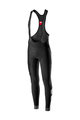 CASTELLI Lange Fahrradhose mit Trägern - VELOCISSIMO WINTER - Schwarz