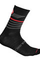 CASTELLI Klassische Fahrradsocken - LANCIO 15 - Schwarz