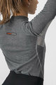 CASTELLI Langarm Fahrrad-Shirt - FLANDERS 2 WARM LADY - Grau