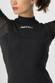 CASTELLI Langarm Fahrrad-Shirt - FLANDERS 2 WARM LADY - Schwarz