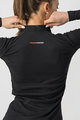 CASTELLI Langarm Fahrrad-Shirt - FLANDERS 2 WARM LADY - Schwarz