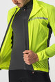 CASTELLI Winddichte Fahrradjacke - SQUADRA STRECH - Gelb