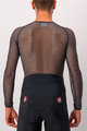 CASTELLI Langarm Fahrrad-Shirt - MIRACOLO WOOL - Schwarz