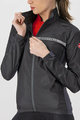 CASTELLI Winddichte Fahrradjacke - SQUADRA STRECH LADY - Schwarz