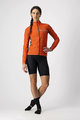 CASTELLI Winddichte Fahrradjacke - SQUADRA STRECH LADY - Rot