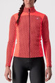 CASTELLI Langarm Fahrradtrikot für den Winter - SFIDA 2 W - Rosa