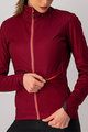 CASTELLI Fahrrad-Thermojacke - GO LADY WINTER - bordeaux