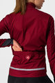 CASTELLI Fahrrad-Thermojacke - GO LADY WINTER - bordeaux