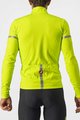 CASTELLI Langarm Fahrradtrikot für den Winter - FONDO 2 WINTER - Gelb