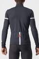 CASTELLI Langarm Fahrradtrikot für den Winter - FONDO 2 WINTER - Anthrazit