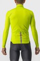 CASTELLI Langarm Fahrradtrikot für den Winter - PRO THERMAL - Gelb