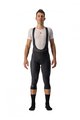CASTELLI Lange Fahrradhose mit Trägern - ENTRATA THERMAL - Schwarz