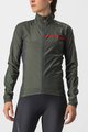 CASTELLI Winddichte Fahrradjacke - SQUADRA STRECH LADY - Grün