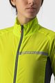 CASTELLI Winddichte Fahrradjacke - SQUADRA STRECH LADY - Gelb