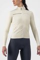 CASTELLI Langarm Fahrradtrikot für den Winter - SINERGIA 2 LADY WNT - Elfenbein