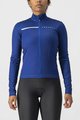 CASTELLI Langarm Fahrradtrikot für den Winter - SINERGIA 2 LADY WNT - Blau