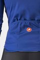 CASTELLI Langarm Fahrradtrikot für den Winter - SINERGIA 2 LADY WNT - Blau