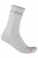 CASTELLI Klassische Fahrradsocken - DISTANZA 20 WINTER - Weiß