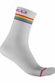 CASTELLI Klassische Fahrradsocken - GO 15 LADY - Grau