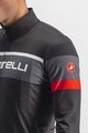 CASTELLI Langarm Fahrradtrikot für den Winter - PASSISTA - Anthrazit