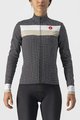 CASTELLI Langarm Fahrradtrikot für den Winter - VOLARE LADY WINTER - Weiß/Schwarz