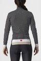 CASTELLI Langarm Fahrradtrikot für den Winter - VOLARE LADY WINTER - Weiß/Schwarz