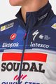 CASTELLI Fahrradweste - SOUDAL QUICK-STEP 23 - Weiß/Blau