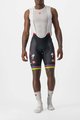 CASTELLI Kurze Fahrradhose mit Trägern - SOUDAL QUICK-STEP 23 - Schwarz