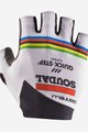 CASTELLI Fingerlose Fahrradhandschuhe - SOUDAL QUICK-STEP 23 - Weiß