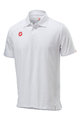 CASTELLI Kurzarm Fahrrad-Shirt - RACE DAY POLO - Weiß