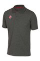 CASTELLI Kurzarm Fahrrad-Shirt - RACE DAY POLO - Grau