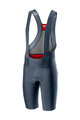 CASTELLI Kurze Fahrradhose mit Trägern - PREMIO 2.0 - Blau