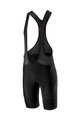 CASTELLI Kurze Fahrradhose mit Trägern - ENDURANCE 2 - Schwarz