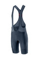 CASTELLI Kurze Fahrradhose mit Trägern - ENDURANCE 2 - Blau
